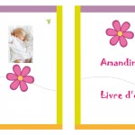 Livre d'or coloré pour fille