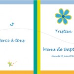 Menu coloré pour garçon Menu coloré pour garçon