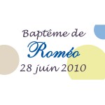 Etiquette à pois pour garçon
